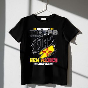 Detroit Tigers New Mexico Chapter Graphic T-Shirt For Fans