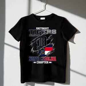 Detroit Tigers North Carolina Chapter T-Shirt | Fan Apparel & Merchandise