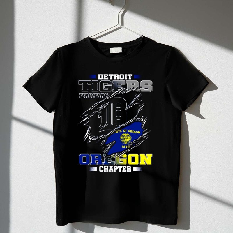 Detroit Tigers Territory Oregon Chapter State of Oregon 1859 T Shirt t shirt 1 1
