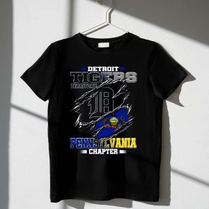 Detroit Tigers Pennsylvania Chapter T-Shirt - Territory Pride Gear