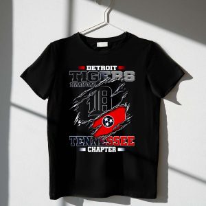Detroit Tigers Tennessee Chapter T-Shirt - Stylish Fan Apparel For Supporters