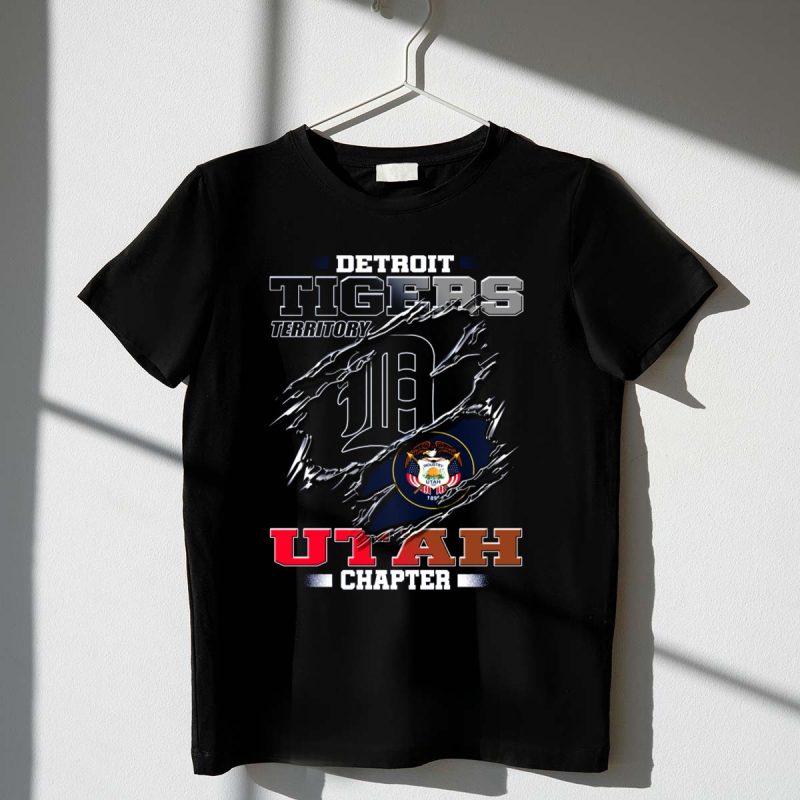 Detroit Tigers Territory Utah Chapter T Shirt t shirt 1 1