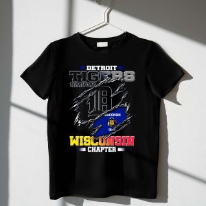 Wisconsin Chapter 1848 Detroit Tigers Territory Fan T-Shirt