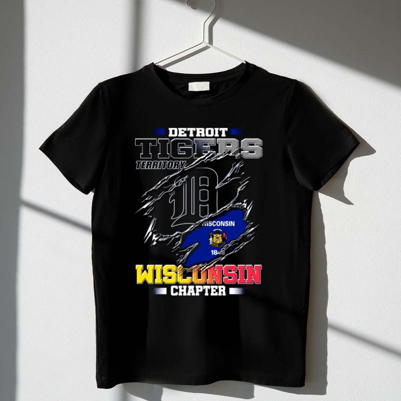 Detroit Tigers Territory Wisconsin Chapter 1848 T Shirt t shirt 1 1