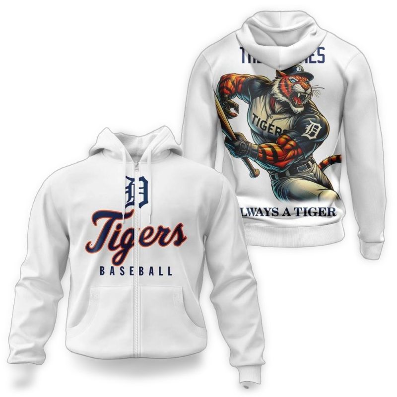 Detroit Tigers The Kitties Always A Tiger All Over Print Hoodie 1