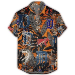 Detroit Tigers Tropical Vibes Hawaiian Shirt For Summer Style