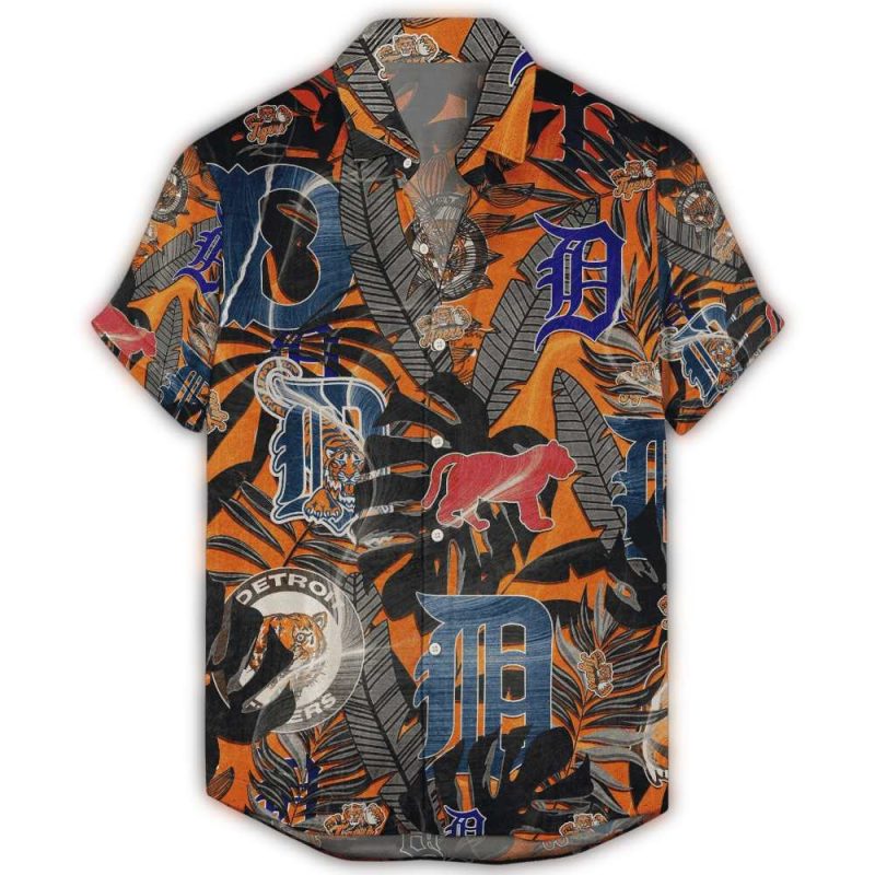 Detroit Tigers Tropical Vibes Hawaiian Shirt 1
