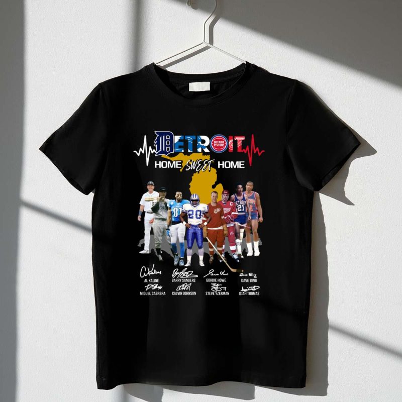 Detroit home sweet home shirt t shirt 1 1