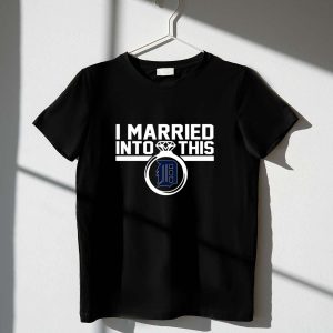 Detroit Tigers I Married Into This T-Shirt For Fans And Families
