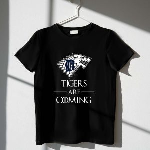 Funny Detroit Tigers Game Of Thrones T-Shirt - Stark Inspired Design