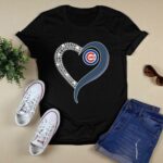 Diamond chicago cubs heart t shirt 0.jpg