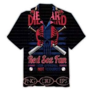 Boston Red Sox Hawaiian Shirt - Die Hard Skull Punisher Fan Style