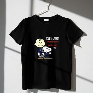 Snoopy & Charlie Brown Die Hard Washington Nationals Fan T-Shirt