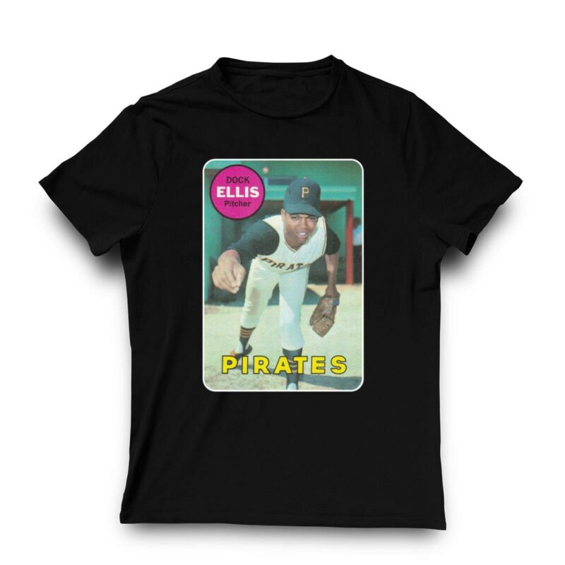 Dock Ellis Graphic T-Shirt for Pirates Fans - Unisex Gift Idea - Image 3