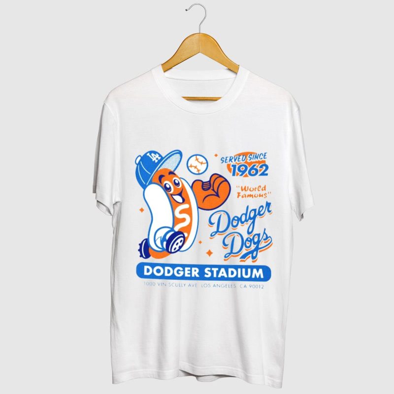 Vintage Dodger Dogs T-Shirt - Since 1962 Classic Design - Image 2