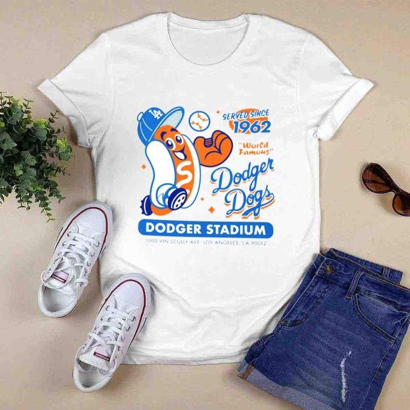 Vintage Dodger Dogs T-Shirt - Since 1962 Classic Design - Image 6