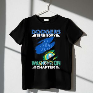 La Dodgers Territory Washington Chapter Seal T-Shirt - Vintage Style