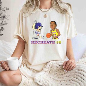 Los Angeles Dodgers Lakers '88 Championship T-Shirt - Vintage Style