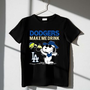La Dodgers Snoopy Fans T-Shirt - Fun Graphic Tee For Dodgers Supporters