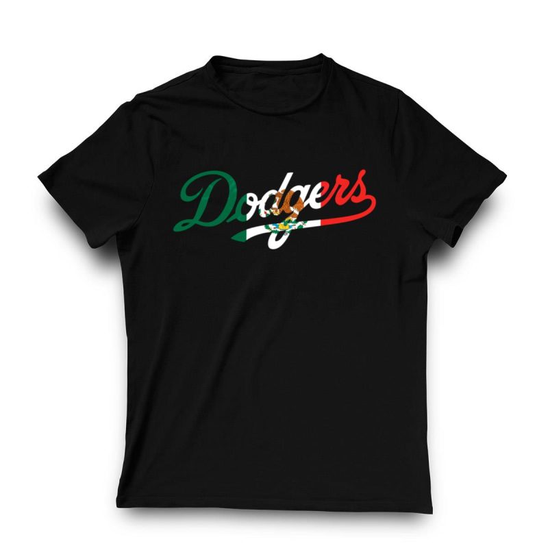 Mexican Flag Dodgers T-Shirt - Celebrate Your Team in Style! - Image 3