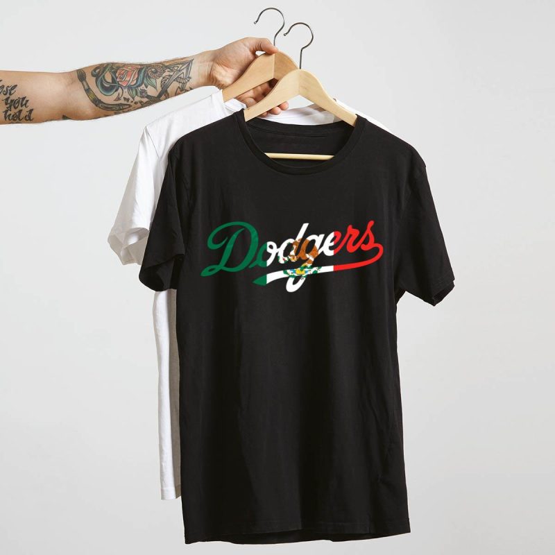 Mexican Flag Dodgers T-Shirt - Celebrate Your Team in Style! - Image 4