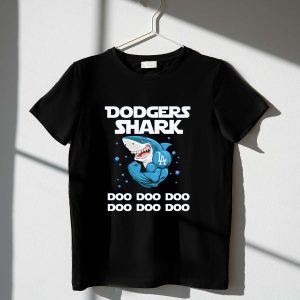 La Dodgers Shark T-Shirt - Fun Doo Doo Design For Baseball Fans