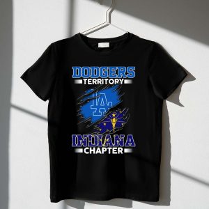 Indiana Chapter Dodgers Territory T-Shirt - Casual Fan Apparel