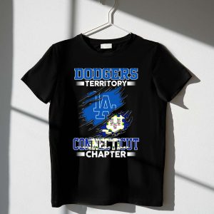 La Dodgers Territory Connecticut Chapter T-Shirt - Classic Fan Apparel