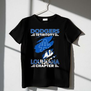 La Dodgers Territory Pelican T-Shirt - Louisiana Chapter Design
