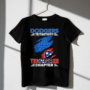 La Dodgers Territory Tri-Star Flag T-Shirt For Tennessee Fans