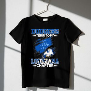La Dodgers Territory Louisiana Chapter T-Shirt - Men'S Graphic Tee