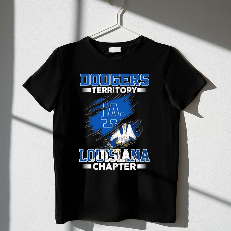 Dodgers Territory LA Louisiana Chapter T Shirt.jpeg t shirt 1 1