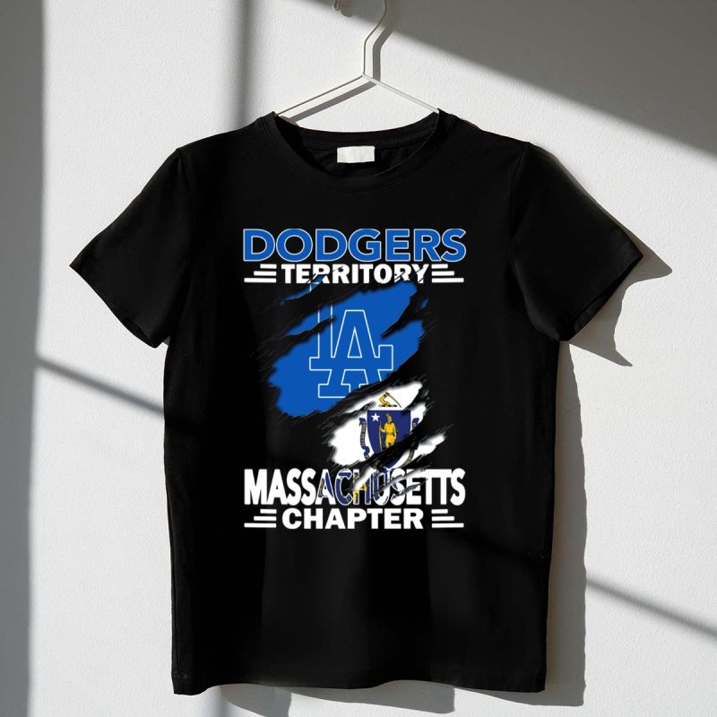 Dodgers Territory LA Massachusetts Chapter Boston Fan Base T Shirt.jpeg t shirt 1 1