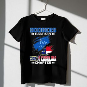 Dodgers Territory North Carolina Chapter T-Shirt For Fans And Collectors