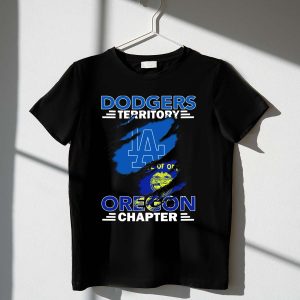 La Dodgers Territory Oregon Chapter State Flag T-Shirt For Fans