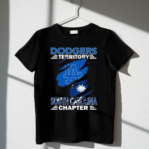 Dodgers Territory South Carolina Chapter La Logo Palmetto T-Shirt