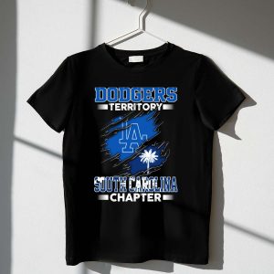La Dodgers Palmetto Tree T-Shirt - South Carolina Chapter Design