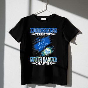 Dodgers Territory South Dakota Chapter Graphic T-Shirt For Fans