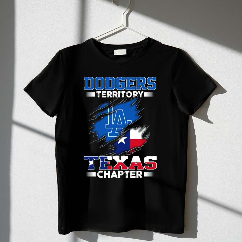 Dodgers Territory Texas Chapter T Shirt.jpeg t shirt 1 1