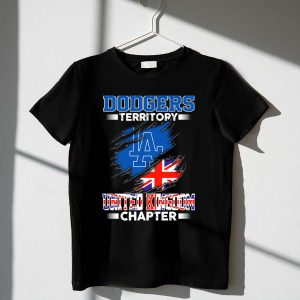 La Dodgers Union Jack T-Shirt - Uk Chapter Design For Fans