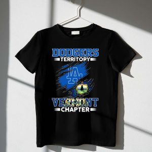 Los Angeles Dodgers Vermont Chapter Logo T-Shirt - Fan Apparel