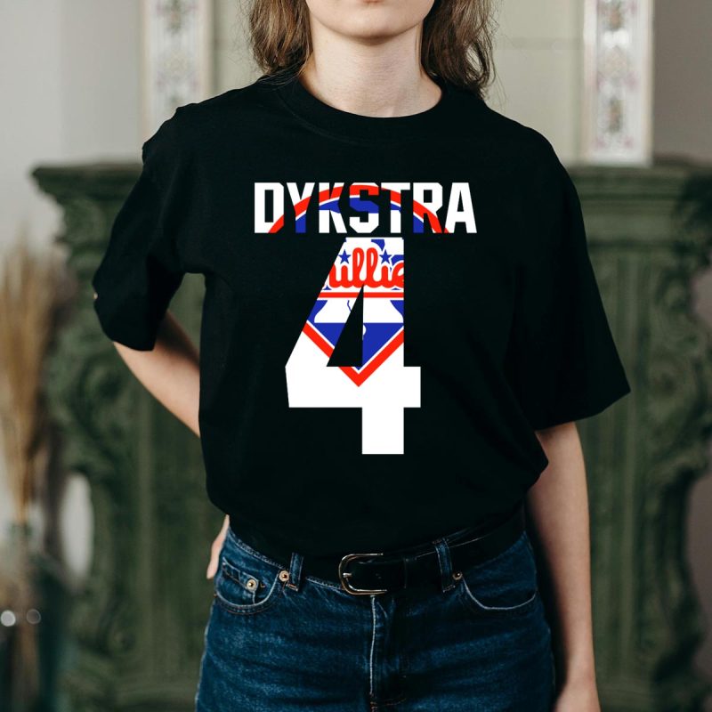Dykstra Phillies Vintage Baseball T-Shirt - Iconic Philadelphia Style - Image 2
