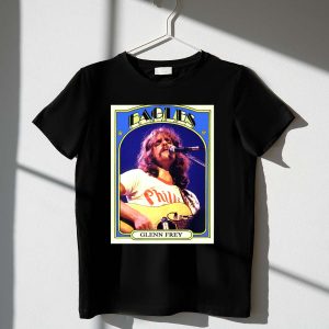 Vintage Eagles Glenn Frey Phillies T-Shirt - Classic Fan Tee for Sports Lovers