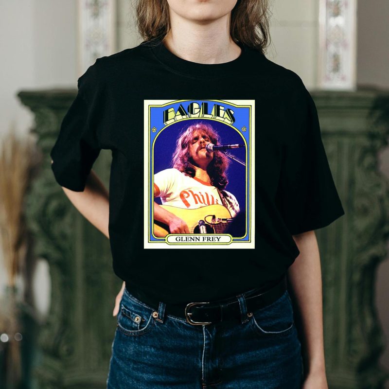 Vintage Eagles Glenn Frey Phillies T-Shirt - Classic Fan Tee for Sports Lovers - Image 2