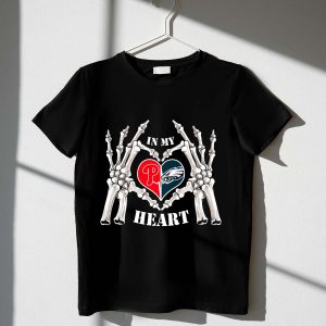 Eagles Phillies Skeleton Hands T-Shirt – Heartfelt Graphic Tee