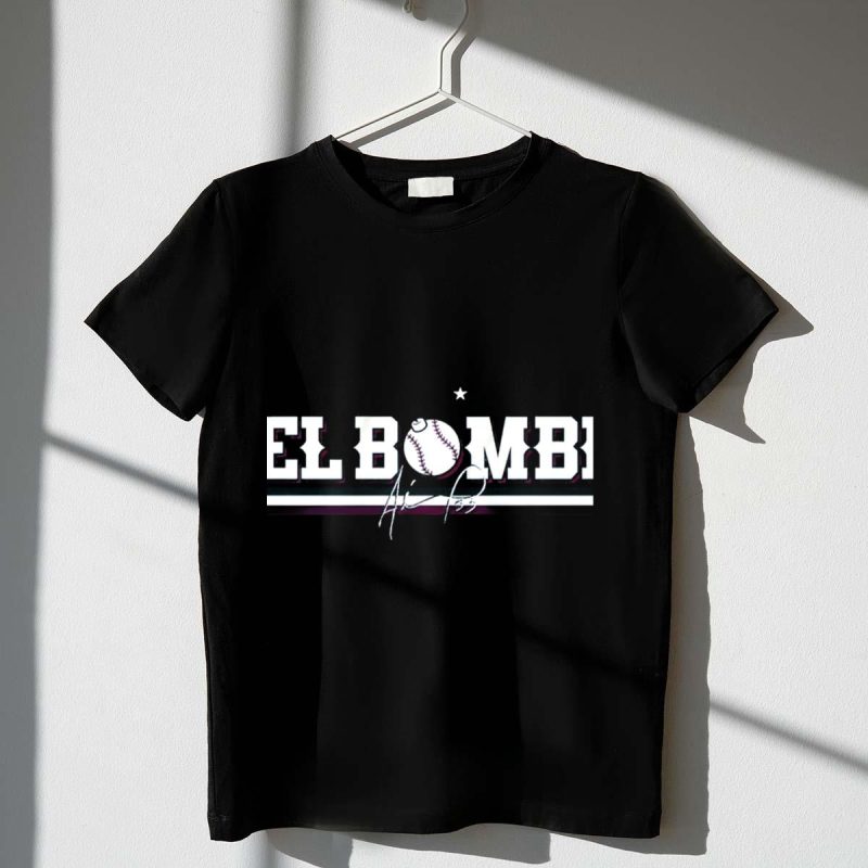 El Bombi Adolis Garcia Texas Rangers Signature Baseball T Shirt t shirt 1 1