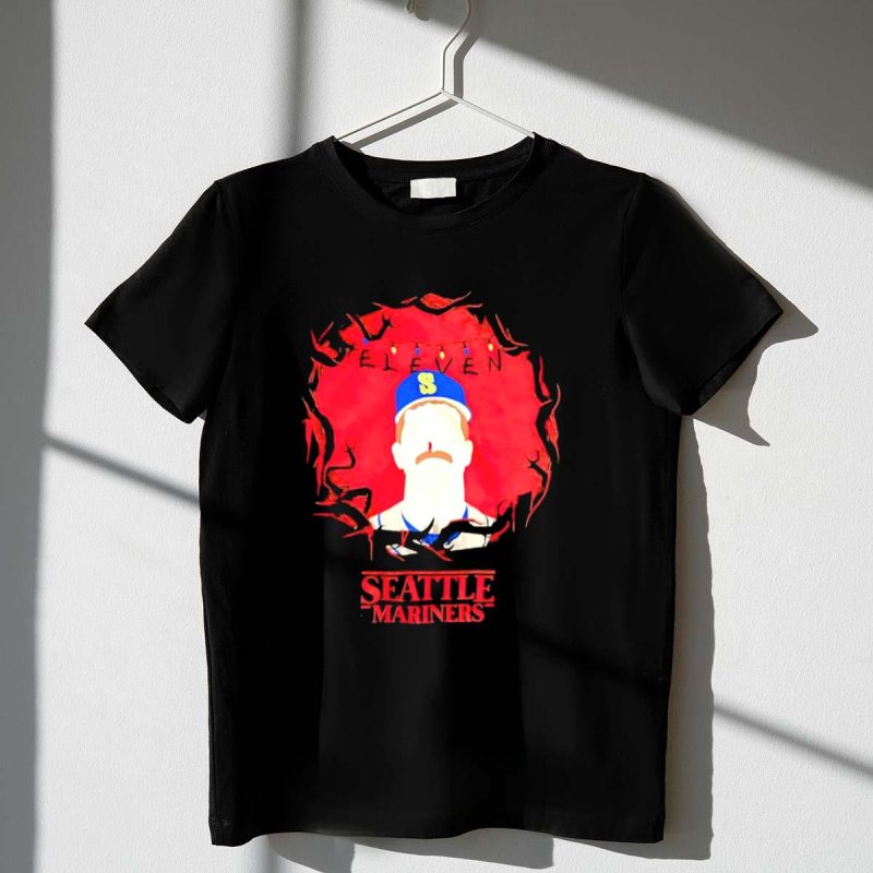 Eleven Stranger Things Style Seattle Mariners Baseball T Shirt t shirt 1 1