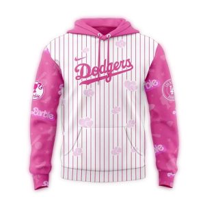 Los Angeles Dodgers All Over Print Hoodie for Barbie Night Games