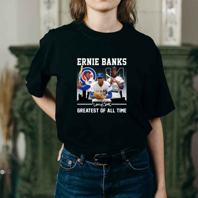 Ernie banks greatest of all time signatures shirt t shirt 2 2.jpg
