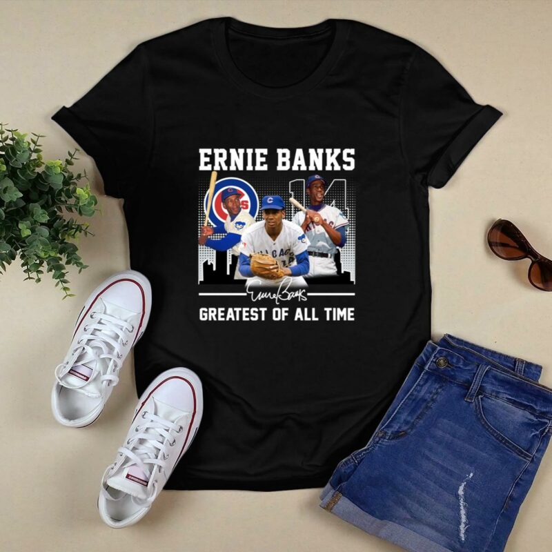 Ernie banks greatest of all time signatures shirt t shirt 0.jpg